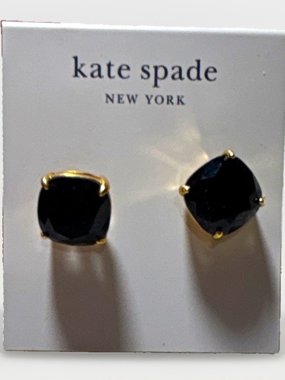 Kate Spade Black Crystal Stud Earrings